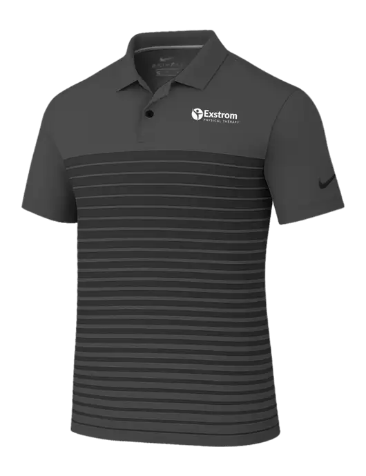 Nike Dark Grey Dri-FIT Vapor Block Polo w/Exstrom Logo