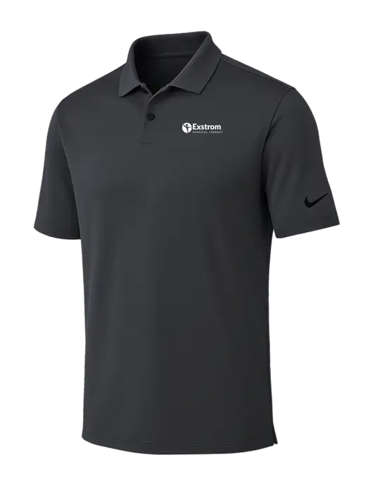 Nike Dark Grey Dri-FIT Vapor Polo w/Exstrom Logo