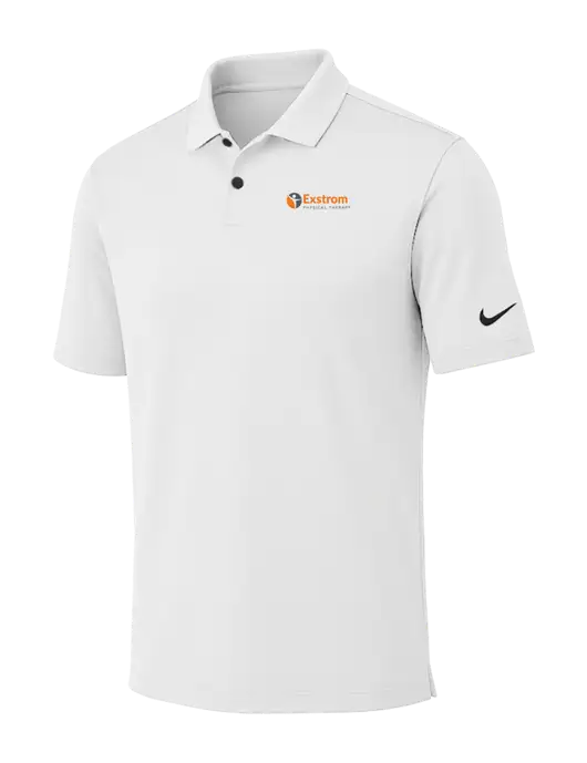 Nike White Dri-FIT Vapor Polo w/Exstrom Logo