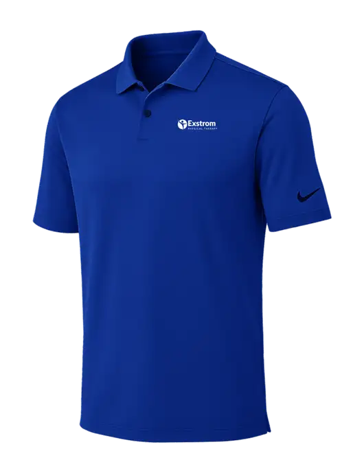 Nike Dark Royal Dri-FIT Vapor Polo w/Exstrom Logo
