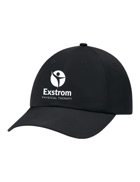 Richardson Relaxed Performance Lite Black Cap w/Exstrom Logo