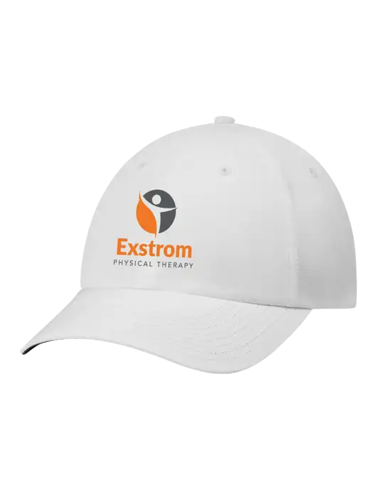 Richardson Relaxed Performance Lite White Cap w/Exstrom Logo