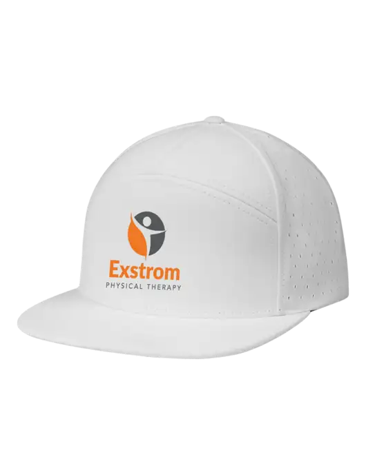 Richardson White Cannon Cap w/Exstrom Logo