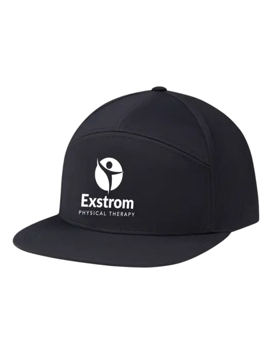 Richardson Black Cannon Cap w/Exstrom Logo