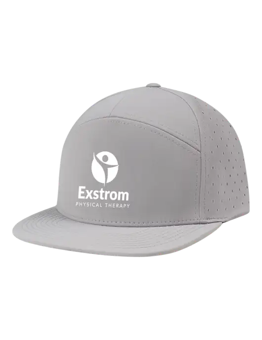 Richardson Light Grey Cannon Cap w/Exstrom Logo