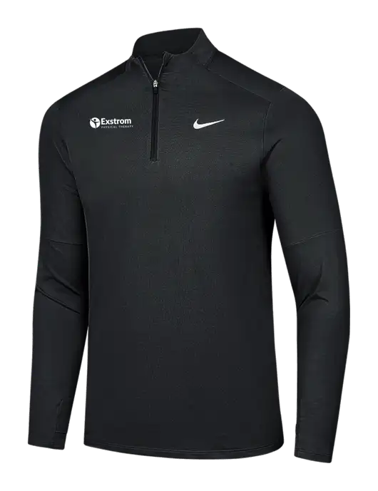 Nike Black Dri-FIT Element 1/2-Zip Pullover w/Exstrom Logo