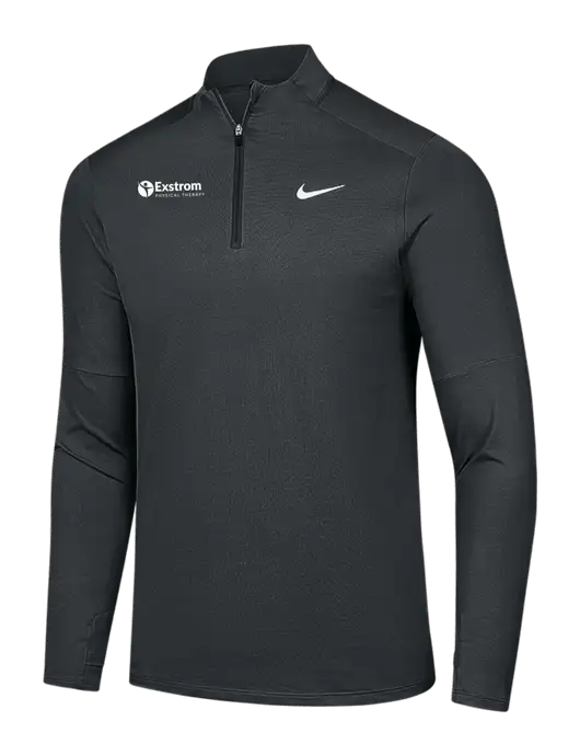 Nike Dark Grey Dri-FIT Element 1/2-Zip Pullover w/Exstrom Logo