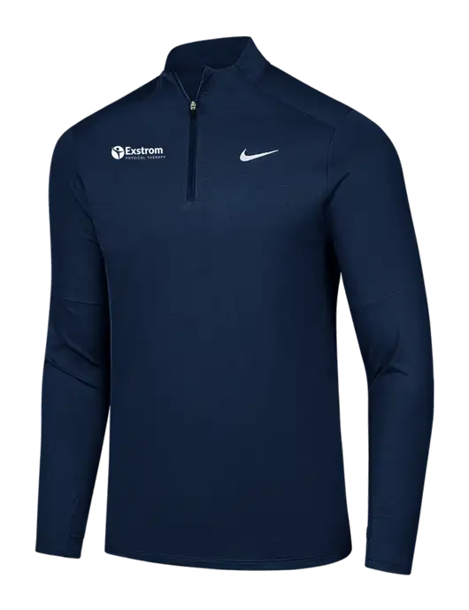 Nike Dark Navy Dri-FIT Element 1/2-Zip Pullover w/Exstrom Logo