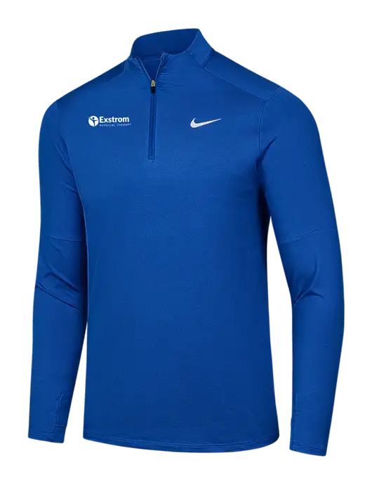 Nike Royal Dri-FIT Element 1/2-Zip Pullover w/Exstrom Logo