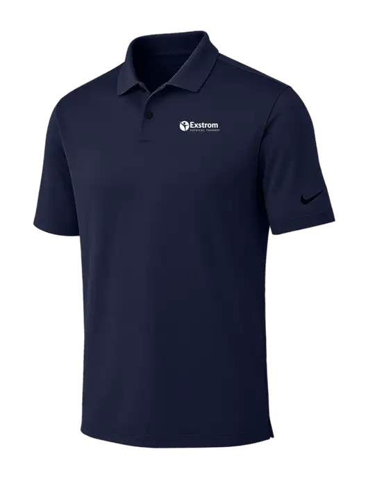 Nike Dark Navy Dri-FIT Vapor Polo w/Exstrom Logo