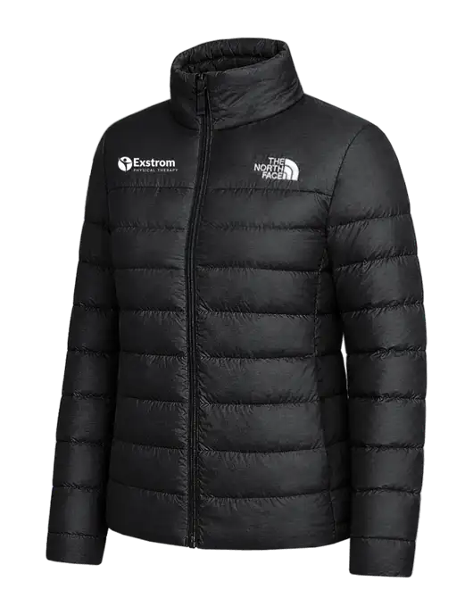 The North Face Womens Black Down Hybrid Jacket w/Exstrom Logo