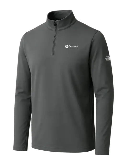 The North Face Dark Grey Ambition 1/4-Zip w/Exstrom Logo