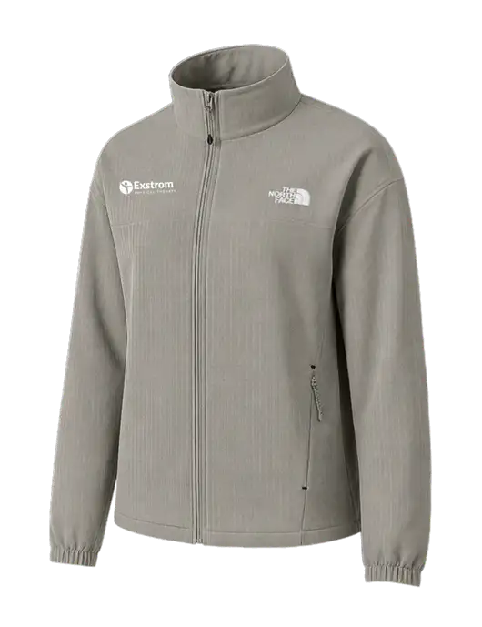 The North Face Womens Medium Taupe Mountain Horizon Jacket w/Exstrom Logo
