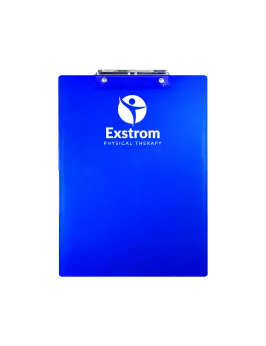 Royal Plastic Clipboard Letter Size w/Exstrom Logo